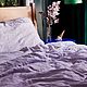 Ropa de cama de LINO lavanda POLVORIENTA-ropa de cama natural de Lujo. Bedding sets. Mam Decor (  Dmitriy & Irina ). Ярмарка Мастеров.  Фото №5