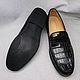 Loafers made of genuine crocodile leather, black color!. Loafers. SHOES&BAGS. My Livemaster. Фото №6