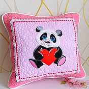 Для дома и интерьера handmade. Livemaster - original item Panda Pillow. Handmade.