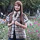 Жилет меховой "Настроение". Жилеты. Lissa. Ярмарка Мастеров.  Фото №6