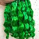 Natural hair for dolls (Green). Doll hair. Hair and everything for dolls. Online shopping on My Livemaster.  Фото №2