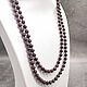 Long beads natural Garnet, Beads2, Moscow,  Фото №1