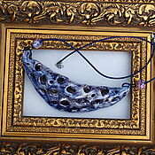 Украшения handmade. Livemaster - original item Mystical blue Porcelain necklace. Handmade.