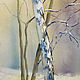 Painting with watercolors. Winter twilight. Pictures. ArtShipilina. Online shopping on My Livemaster.  Фото №2