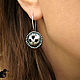 Order earrings in sterling silver 'botany'. Papulova - авторское серебро.. Livemaster. . Earrings Фото №3