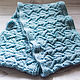 Заказать Снуд вязаный женский в два оборота Голубая Нежность. Knit. Sock. Love. Ярмарка Мастеров. . Снуды Фото №3