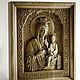 Carved icon 'quick to hearken', the solid ash, Icons, Orekhovo-Zuyevo,  Фото №1