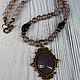 Necklace with agate pendant ' Harmony'. Necklace. Magic box. My Livemaster. Фото №5