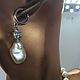 Earrings classic: My lady. Earrings. Irina Leks. Online shopping on My Livemaster.  Фото №2