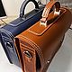 290 -- Портфель из тёмно-синей кожи. Портфель. OSIPOFF_BAGS. Ярмарка Мастеров.  Фото №15