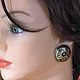 Заказать Винтаж: Винтажныые клипсы . Франция . МаркировкаВ. madame_bijoux_france (Natalia6411). Ярмарка Мастеров. . Серьги винтажные Фото №3