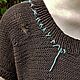 Заказать  хлопковый трендовый. Anisimknitting. Ярмарка Мастеров. . Джемперы Фото №3