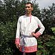 Мужская праздничная рубаха, Народные костюмы, Новосибирск,  Фото №1