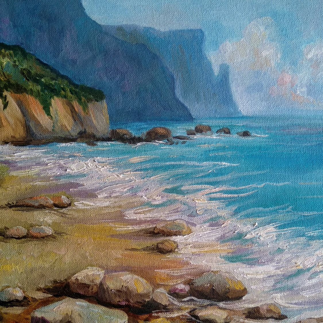 Айвазовский у крымских берегов картина