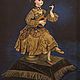 Miniature: Girl with mandolin, music box, France, 19th century. Pictures. Honfleur. My Livemaster. Фото №4