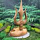 Подсвечники алтарные с аметистом. Деревья соно/тик/вару. Подсвечники. Shamanic-staff. Ярмарка Мастеров.  Фото №10