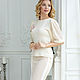 Order Cream cloud suit'. Designer clothing Olesya Masyutina. Livemaster. . Suits Фото №3