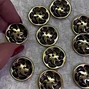 Материалы для творчества handmade. Livemaster - original item Buttons: Celine Buttons metal. Handmade.