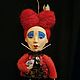 Набор елочный игрушек "Алиса в стране чудес". Интерьерная кукла. Poli_dolls. Интернет-магазин Ярмарка Мастеров.  Фото №2