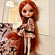  Кукла блайз кастом custom Blythe. Интерьерная кукла. Мастерская подарков Елены Смирновой. Ярмарка Мастеров.  Фото №8