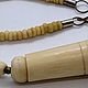Винтаж: БУСЫ. КОЛЬЕ НАТУРАЛЬНАЯ КОСТЬ.БИВЕНЬ. ВИНТАЖ  60 см. Колье винтажные. Сундук. Ярмарка Мастеров.  Фото №5