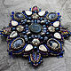 Brooch 'Blue frost'. Brooches. Natalia Volodeva Bead Designs (faelivrinart). Online shopping on My Livemaster.  Фото №2
