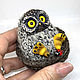 An owl in a nest with a ladybug. Toys. DVE SOVY. My Livemaster. Фото №7