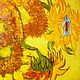 Order The Painting Is A Copy Of Van Gogh Sunflowers In A Vase On The Table. orlovaalla. Livemaster. . Pictures Фото №3