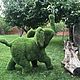 Фигура для сада: топиарий:  «Веселый слонёнок». Скульптуры. мастерская Time Art. Ярмарка Мастеров.  Фото №4