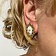 Винтаж: 1928 Jewerly . Клипсы.AE. Серьги винтажные. Винтажная Америка. Ярмарка Мастеров.  Фото №4