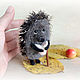 Little hedgehog in the fog. Felted Toy. ufawooltoys (ufawooltoys). My Livemaster. Фото №5