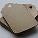 The tag, the tag from Kraft cardboard, Labels, Moscow,  Фото №1