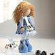Заказать Джулия. Зима. Кукла текстильная. Warianta_dolls. Авторские куклы. Ярмарка Мастеров. . Большеножка Фото №3