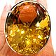 Кольцо SunSveti цитрин серебро 925 украшение. Кольца. Светлана Филипоповская SunSvet Jewel. Ярмарка Мастеров.  Фото №10