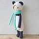Lalalala doll in Panda costume on motives of Lalylala. Stuffed Toys. Amigurushka. Online shopping on My Livemaster.  Фото №2