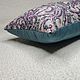 Декоративная подушка PAISLEY COL. LAGOON, hand made. Подушки. VGM-shop (vgm-shop). Ярмарка Мастеров.  Фото №10