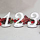 Wooden numbers on the tables for Seating guests. Hall Decoration. My dear home. Online shopping on My Livemaster.  Фото №2