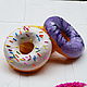 Donuts con glaseado 18. Mulyazhi. Models of dishes. florist_lyudmila. Интернет-магазин Ярмарка Мастеров.  Фото №2