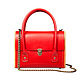 Red bag made of genuine leather and wood - CEILI -. Classic Bag. breatley. Online shopping on My Livemaster.  Фото №2