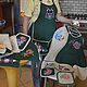 Kitchen apron 'Golubushka' with embroidery. Aprons. A-la-russe (a-la-russe). My Livemaster. Фото №5