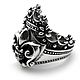 Заказать Кольцо мужское из серебра Lily's Crown BBR37-01. Blacksilver. Ярмарка Мастеров. . Кольца Фото №3