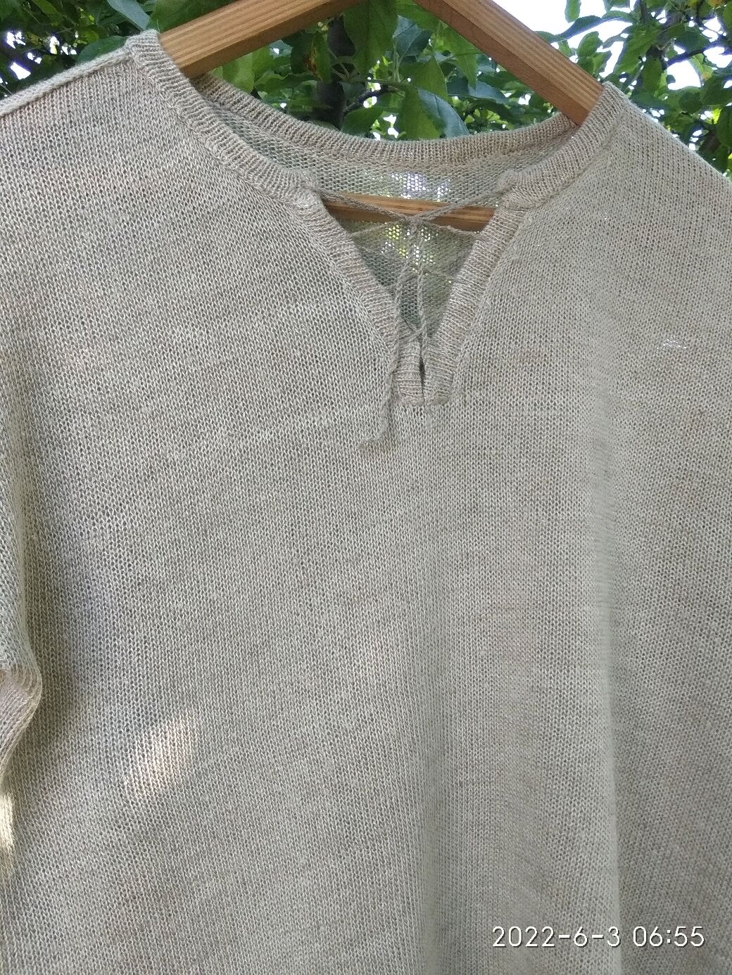 Вязаная мужская летняя футболка из 100 % конопли на заказ в интернет ...