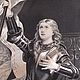 Винтаж: Старинный гобелен картина Jeanne d'Arc шёлк. Картины винтажные. Антиквариат и винтаж из Франции. Ярмарка Мастеров.  Фото №4