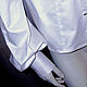 Shirt female office white 'Constance'. Blouses. Lana Kmekich (lanakmekich). My Livemaster. Фото №5