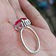 Ruby Princess Ring. Rings. kamniurala. Online shopping on My Livemaster.  Фото №2
