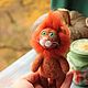 Войлочная игрушка лев. Войлочная игрушка. Шерстяной зоопарк (woolzooru). Интернет-магазин Ярмарка Мастеров.  Фото №2
