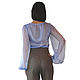 Silk lavanda moon blouse. Blouses. Moderne a la russe. Online shopping on My Livemaster.  Фото №2