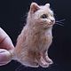 A red kitten and a lion cub for a dollhouse. Miniature figurines. zverki (zverki). My Livemaster. Фото №6