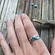 Заказать Серебряное кольцо с бирюзой. anemos_jewel. Ярмарка Мастеров. . Кольца Фото №3