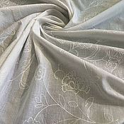 Материалы для творчества handmade. Livemaster - original item Fabric: Cotton cambric with embroidery,. Handmade.